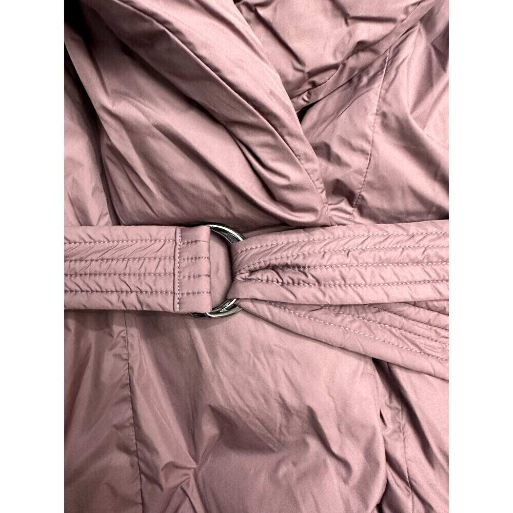 Bernardo Shawl Collar Belted Puffer Jacket In Light Purple Mauve Size XL $229 - Picture 6 of 14